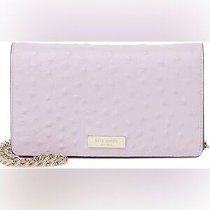 Kate Spade Light Purple Embossed Crossbody
